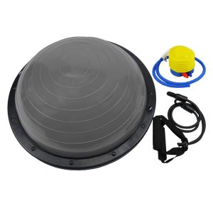 nnedpe powertrain fitness yoga ball home gym workout balance trainer grey